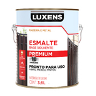 Tinta Esmalte Sintético Base Solvente Brilhante Pronta para Uso Verde Folha 3,6L Luxens