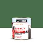 Tinta Esmalte Sintético Base Solvente Brilhante Pronta para Uso Verde Folha 900ml Luxens