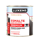 Tinta Esmalte Sintético Base Solvente Fosco Pronta para Uso Verde Escolar 900ml Luxens