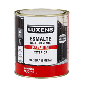 Tinta Esmalte Sintético Base Solvente Fosco Pronta para Uso Preto 900ml ...