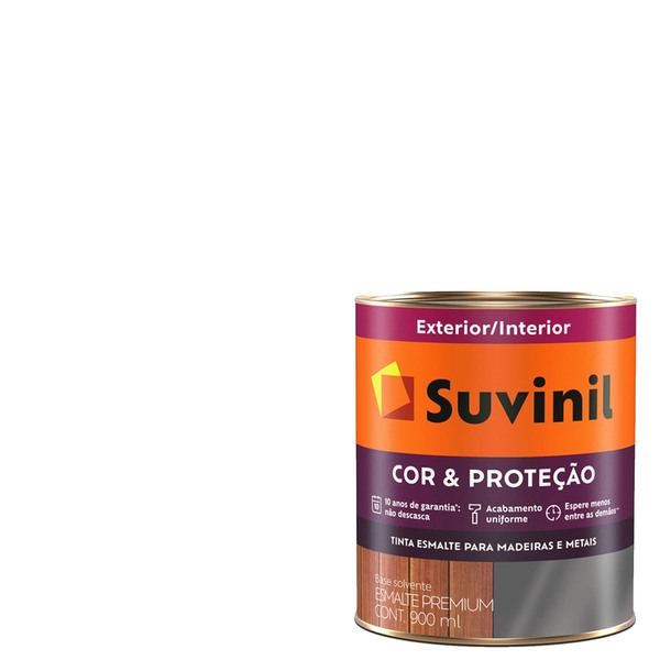 Esmalte Suvinil Cor&Proteção Acetinado Branco 900mL