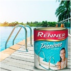 Esmalte Pu Piscinas Kit 4 5l Brilhante Azul Renner - Unico