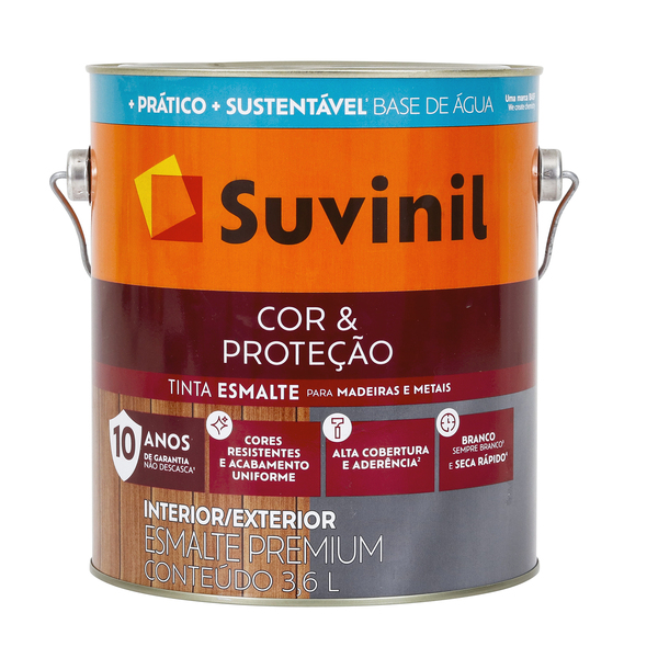 Esmalte Seca Rápido Brilhante Tabaco 3,6L