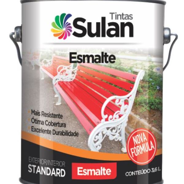 Esmalte Sintético Para Metais E Madeiras - 18lt Sulan Cor Tab