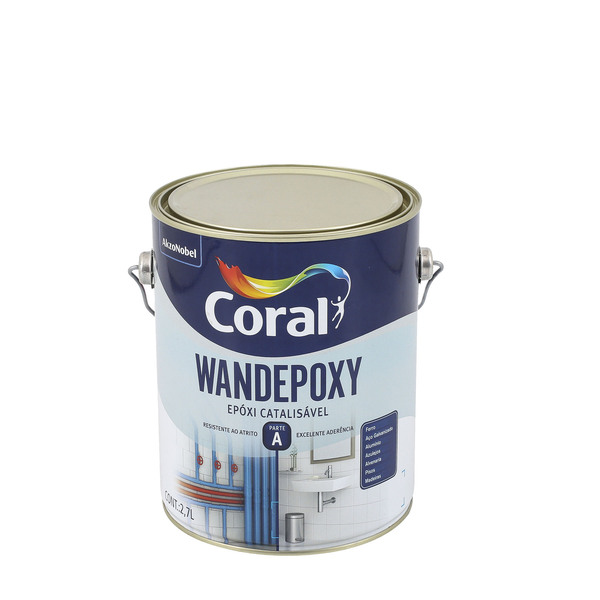 Esmalte Sintético Wandepoxy Brilhante Cinza 2,7L Coral