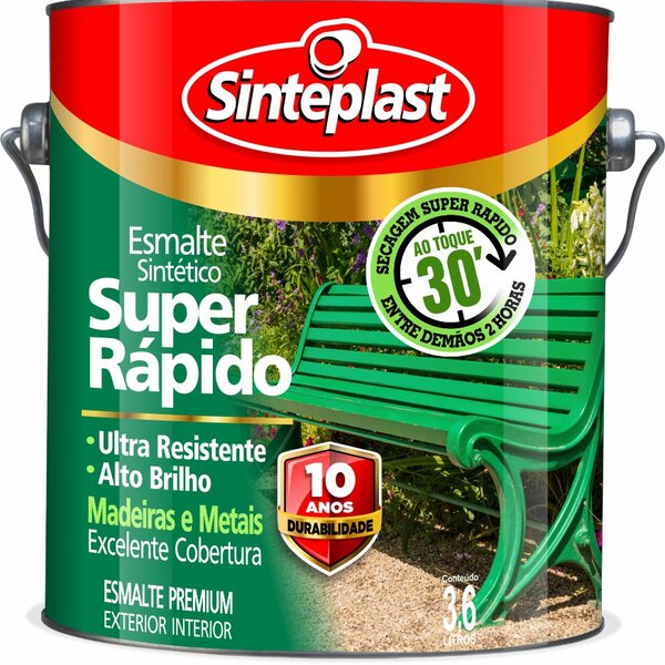 Esmalte Super Rápido 3,6lt Cor Amarelo