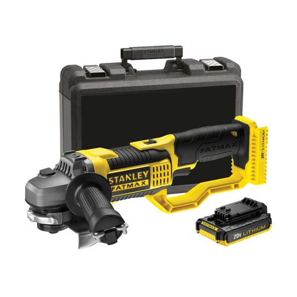 Esmerilhadeira Angular A Bateria 5" 20v Stanley Stct1840d1