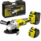 Esmerilhadeira Angular Intercambiável À Bateria 21v 4.1/2" Bi