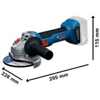 Esmerilhadeira Bosch a Bateria Angular 5" 18V GWS 18V-8 SB