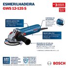 Esmerilhadeira Bosch Gws 12-125s 220v