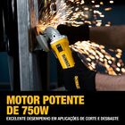 Esmerilhadeira Dewalt Angular 4.1/2'' 750W 127V (110V) DWE750-BR