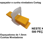 Espaçador 1.5mm E Cunha Niveladora Cortag Com 500 Unidades
