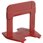 ESPACADOR JUNTAPISO VERMELHO 1,5MM 50 PC