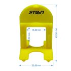 Espaçador Nivelador De Pisos E Porcelanatos Stein 1,5mm 100 P