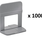 Espaçador Nivelador Porcelanato - Linha ECO Cortag - 1000un -