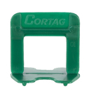 Espaçador para Nivelamento Eco 2,0mm Verde Cortag Saco com 50 Peças