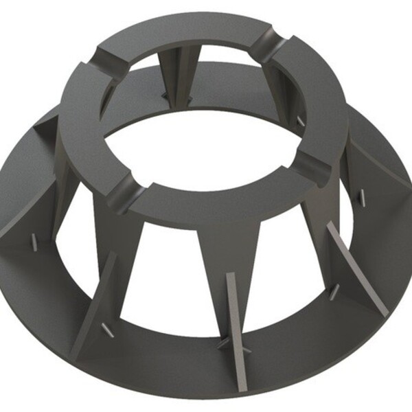 Espaçador Para Piso Industrial Malha Ferro 40mm Com 150 Und.