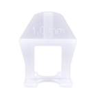 Espaçador Plástico 1 mm 100 peças Bumax