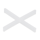 Espaçador Plástico 1mm Bumax (Embalagem com 100 peças)