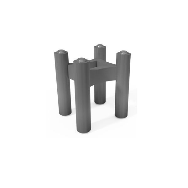 Espaçador Plástico Atex Cadeirinha/torre Gg 5cm - Aço Até 25,