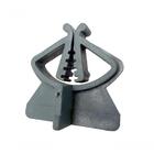 Espaçador Plástico Com Garra Tipo Cavalete Gr-15 Quantidade:5