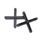 Espaçador Preto 3mm 100pçs Moldimplas