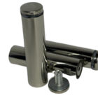 Espaçador Prolongador Para Mesa De Vidro Em Aço Inox 2,5x10cm