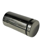 Espaçador Prolongador Para Mesa De Vidro Em Aço Inox 2,5x5,0cm