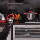 Espagueteira 5 Litros Vermelha Multiuso Panela Cozinha Fogão