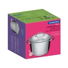 Espagueteira Allegra Em Aco Inox Com Fundo Triplo 22 Cm 5,5 L