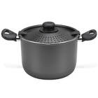 Espagueteira Colapasta Antiaderente 5,8l Tampa Escorredor Gra