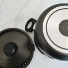 Espagueteira Colapasta Antiaderente 5,8l Tampa Escorredor Gra