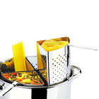 Espagueteira De Inox 4 Divisões Linha Savoy Brinox Inox