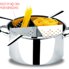 Espagueteira De Inox 4 Divisões Linha Savoy Brinox Inox