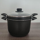 Espagueteira Em Alumínio Multiflon 22cm Preta