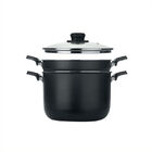 Espagueteira Em Alumínio Multiflon 22cm Preta