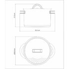 Espagueteira Solar 20x28x28