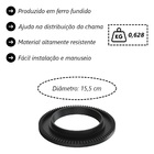 Espalha Chama Fogão Industrial Queimador Duplo Ferro 15 5cm