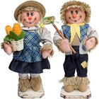 Espantalho Decoração Festa Junina Caipira Rastelo Milho 50cm