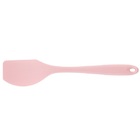 Espatula Arredondada Silicone Rosa Weck