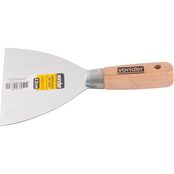 Espátula Betumadeira Aço Carbono 4.3/4" 12cm Cabo Mad Vonder
