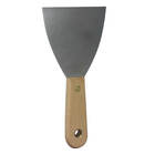 Espátula Betumadeira Aço Inox 4" 10cm Cabo Madeira - Vonder