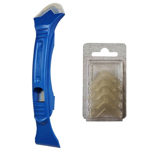 Espátula Com Molde Regulável Para Aplicação De Rejunte E Sili