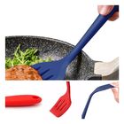 Espátula Culinária De Silicone Preta Vazada Para Receitas 29c