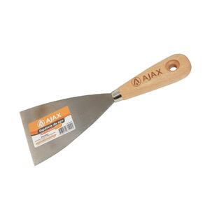 Foto de Espátula De Aço Com Cabo De Madeira - Ajax, Tamanho: 10cm
