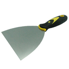 Espátula De Aço Lisa Com Cabo Emborrachado 5'' 0,7mm