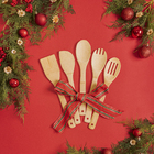 Espátula De Bambu Reta 30cm - Mozcada