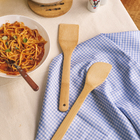 Espátula De Bambu Reta 30cm - Mozcada