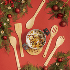 Espátula De Bambu Reta 30cm - Mozcada