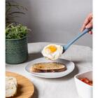 Espátula De Silicone Duplo Lisa Azul - Oikos